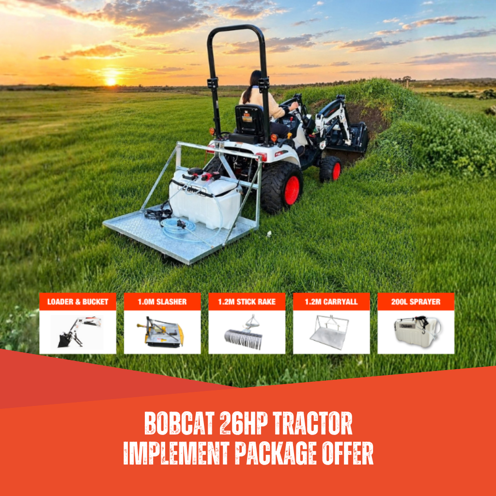 BOBCAT 26hp TRACTOR IMPLEMENT PACKAGE OFFER (5)